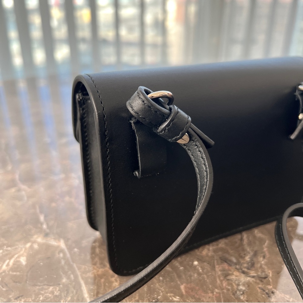 Proenza Schouler Black Leather Mini Crossbody Bag NWOT - Picture 10 of 12